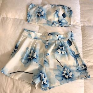 Blue / white 2 piece set